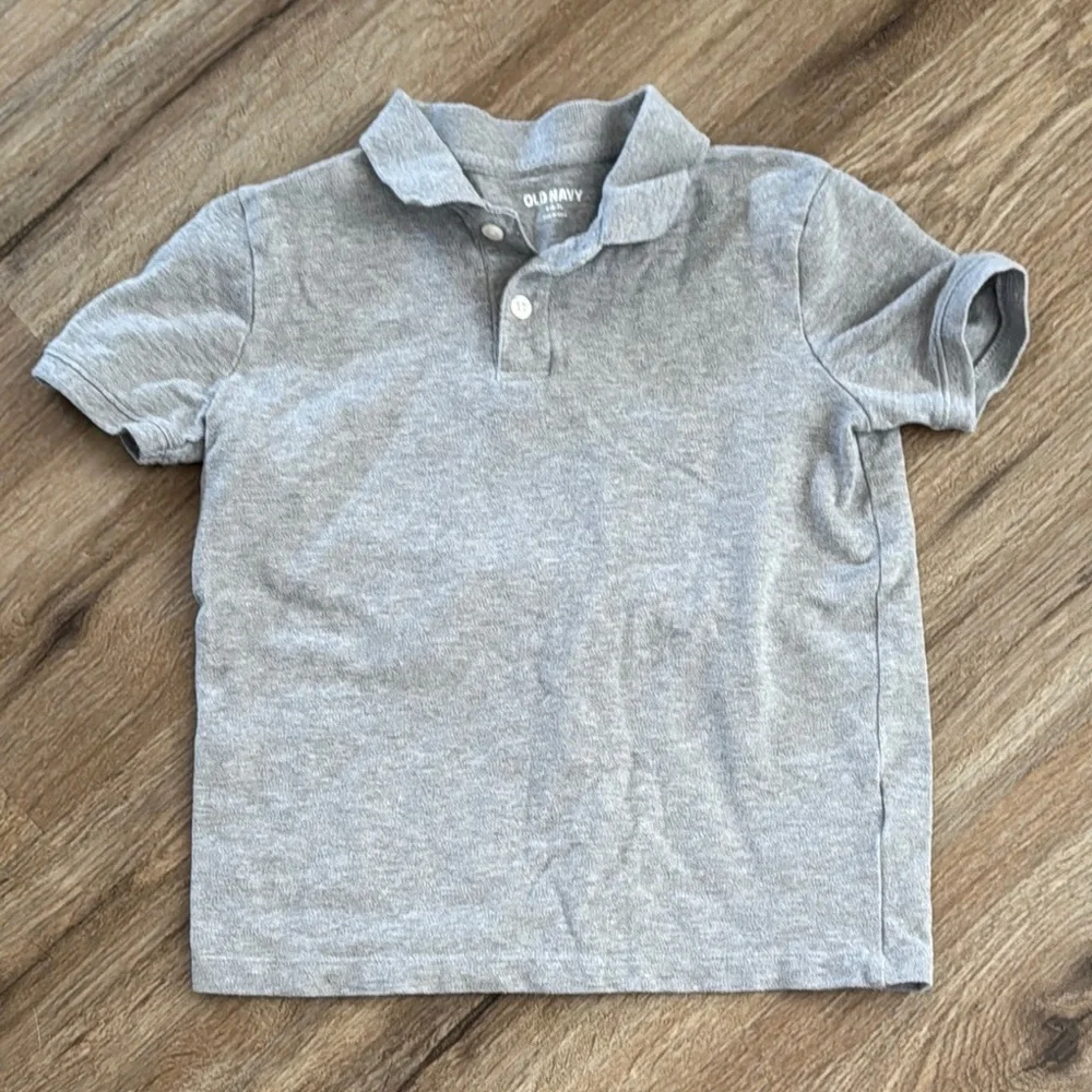 Old Navy Light Gray Kids Polo